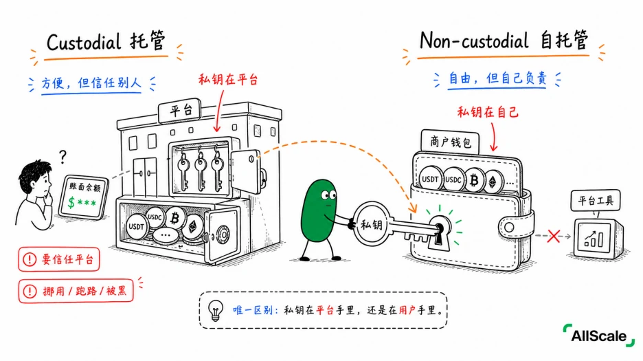 Custodial vs Non-custodial:你的稳定币到底归谁管?:三、几个相关的钱包概念