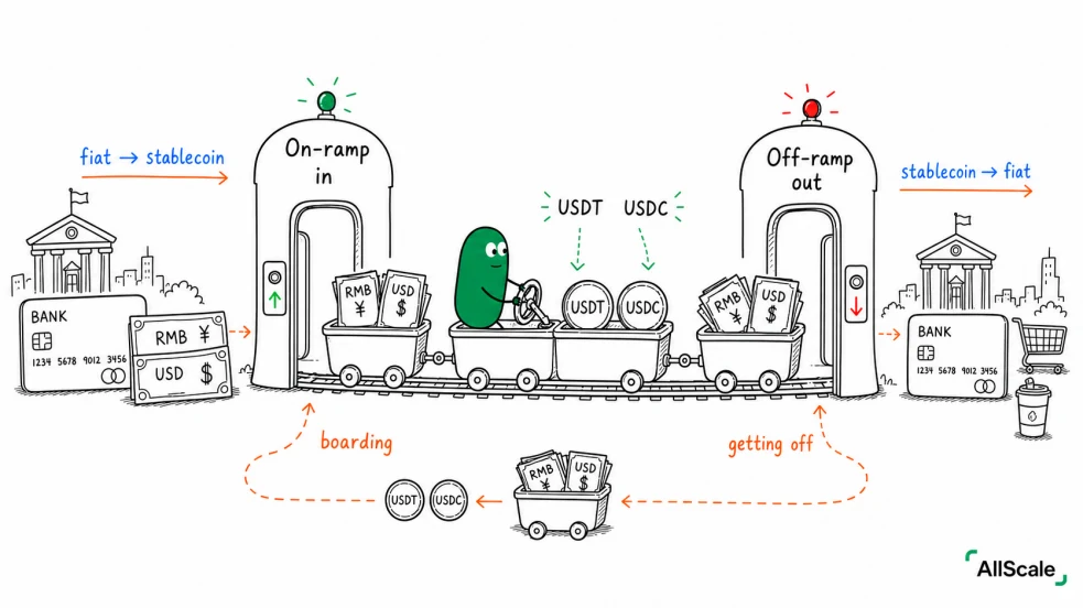 On-ramp and off-ramp: the two doors in and out of the crypto world: 2. Three common channels: CEX, DEX, OTC